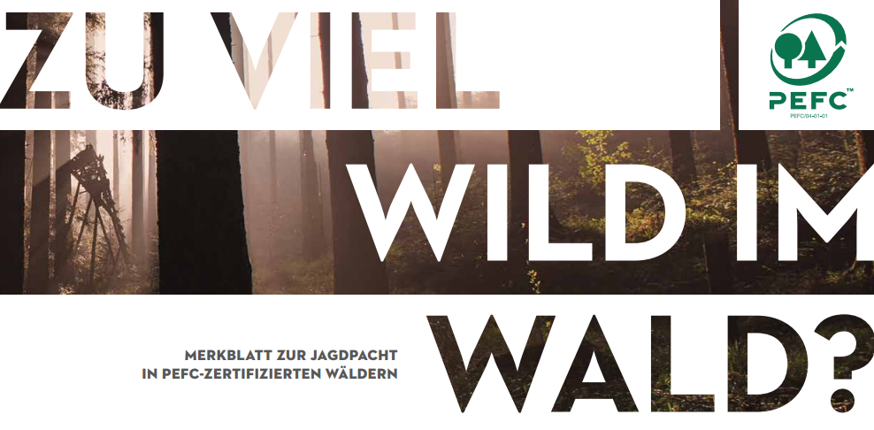 Deckblatt   Zu viel Wild im Wald